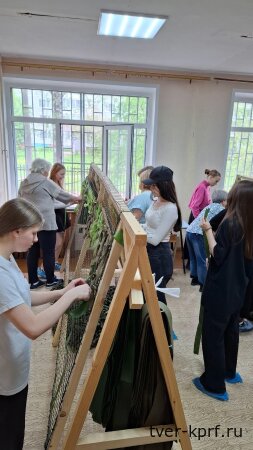 Мастер-класс по плетению сетей для учащихся вышневолоцкой гимназии