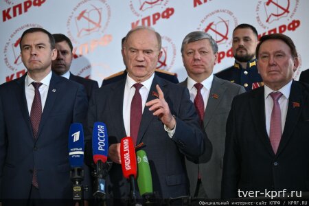 Пресс-подход в перерыве III (апрельского) совместного Пленума ЦК и ЦКРК КПР